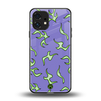 lil flames on purple back phone cover | glass case for nothing phone 1