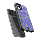 lil flames on purple back phone cover | glass case for nothing phone 1