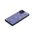 lil flames on purple back phone cover | glass case for nothing phone 1
