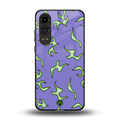 lil flames on purple back phone cover | glass case for oneplus nord ce 4 lite