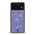 lil flames on purple back phone cover | glass case for google pixel 6 pro