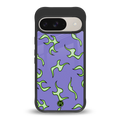 lil flames on purple back phone cover | glass case for google pixel 9