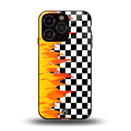 lil flames wild mode back phone cover | glass case for iphone 13 pro
