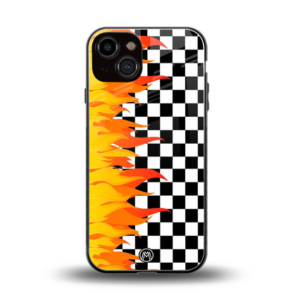 lil flames wild mode back phone cover | glass case for iphone 13