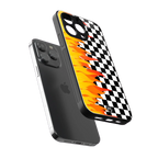 lil flames wild mode back phone cover | glass case for iphone 16 pro max