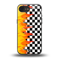 lil flames wild mode back phone cover | glass case for iphone 16e