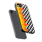 lil flames wild mode back phone cover | glass case for iphone 16e