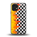 lil flames wild mode back phone cover | glass case for nothing phone 1