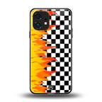 lil flames wild mode back phone cover | glass case for nothing phone 1