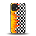 lil flames wild mode back phone cover | glass case for nothing phone 2