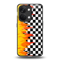 lil flames wild mode back phone cover | glass case for oneplus nord 3