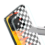 lil flames wild mode back phone cover | glass case for oneplus nord 3