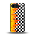 lil flames wild mode back phone cover | glass case for oneplus nord 4