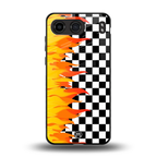 lil flames wild mode back phone cover | glass case for oneplus nord 4