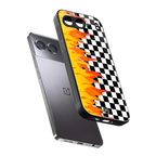 lil flames wild mode back phone cover | glass case for oneplus nord 4