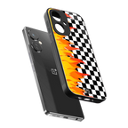 lil flames wild mode back phone cover | glass case for oneplus nord ce 3