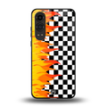 lil flames wild mode back phone cover | glass case for oneplus nord ce 4 lite
