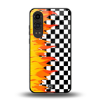 lil flames wild mode back phone cover | glass case for oneplus nord ce 4 lite