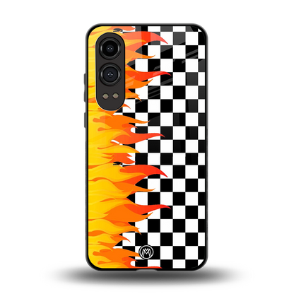 lil flames wild mode back phone cover | glass case for oneplus nord ce 4 lite