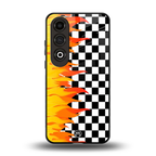 lil flames wild mode back phone cover | glass case for oneplus nord ce 4
