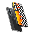 lil flames wild mode back phone cover | glass case for oneplus nord ce 4
