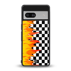 lil flames wild mode back phone cover | glass case for Google Pixel 7A