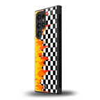 lil flames wild mode back phone cover | glass case for samsung galaxy s23 ultra