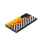 lil flames wild mode back phone cover | glass case for samsung galaxy s23 ultra
