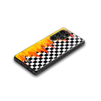 lil flames wild mode back phone cover | glass case for samsung galaxy s25 ultra
