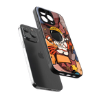 lil spaceman back phone cover | glass case for iphone 13 pro