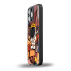 lil spaceman back phone cover | glass case for iphone 16 pro max
