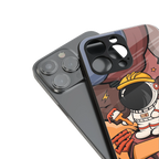 lil spaceman back phone cover | glass case for iphone 13 pro