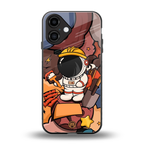 lil spaceman back phone cover | glass case for iphone 16