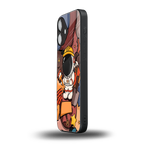 lil spaceman back phone cover | glass case for iphone 16