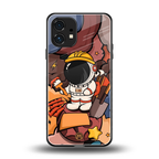 lil spaceman back phone cover | glass case for nothing phone 1