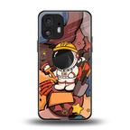 lil spaceman back phone cover | glass case for nothing phone 2