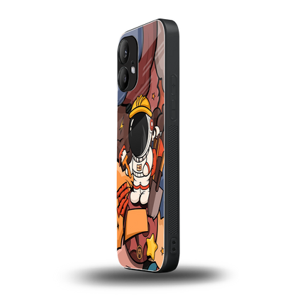 lil spaceman back phone cover | glass case for nothing phone 2