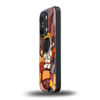lil spaceman back phone cover | glass case for oneplus nord 3