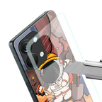 lil spaceman back phone cover | glass case for oneplus nord 3