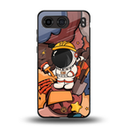 lil spaceman back phone cover | glass case for oneplus nord 4