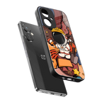 lil spaceman back phone cover | glass case for oneplus nord ce 3