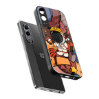 lil spaceman back phone cover | glass case for oneplus nord ce 4 lite