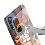 lil spaceman back phone cover | glass case for oneplus nord ce 4 lite