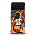 lil spaceman back phone cover | glass case for google pixel 6 pro