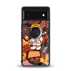 lil spaceman back phone cover | glass case for Google Pixel 6A