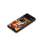 lil spaceman back phone cover | glass case for google pixel 6