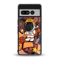 lil spaceman back phone cover | glass case for google pixel 7 pro