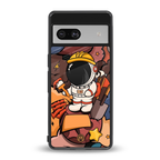 lil spaceman back phone cover | glass case for Google Pixel 7