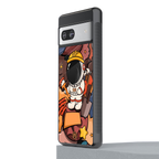 lil spaceman back phone cover | glass case for Google Pixel 7