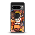 lil spaceman back phone cover | glass case for google pixel 8 pro